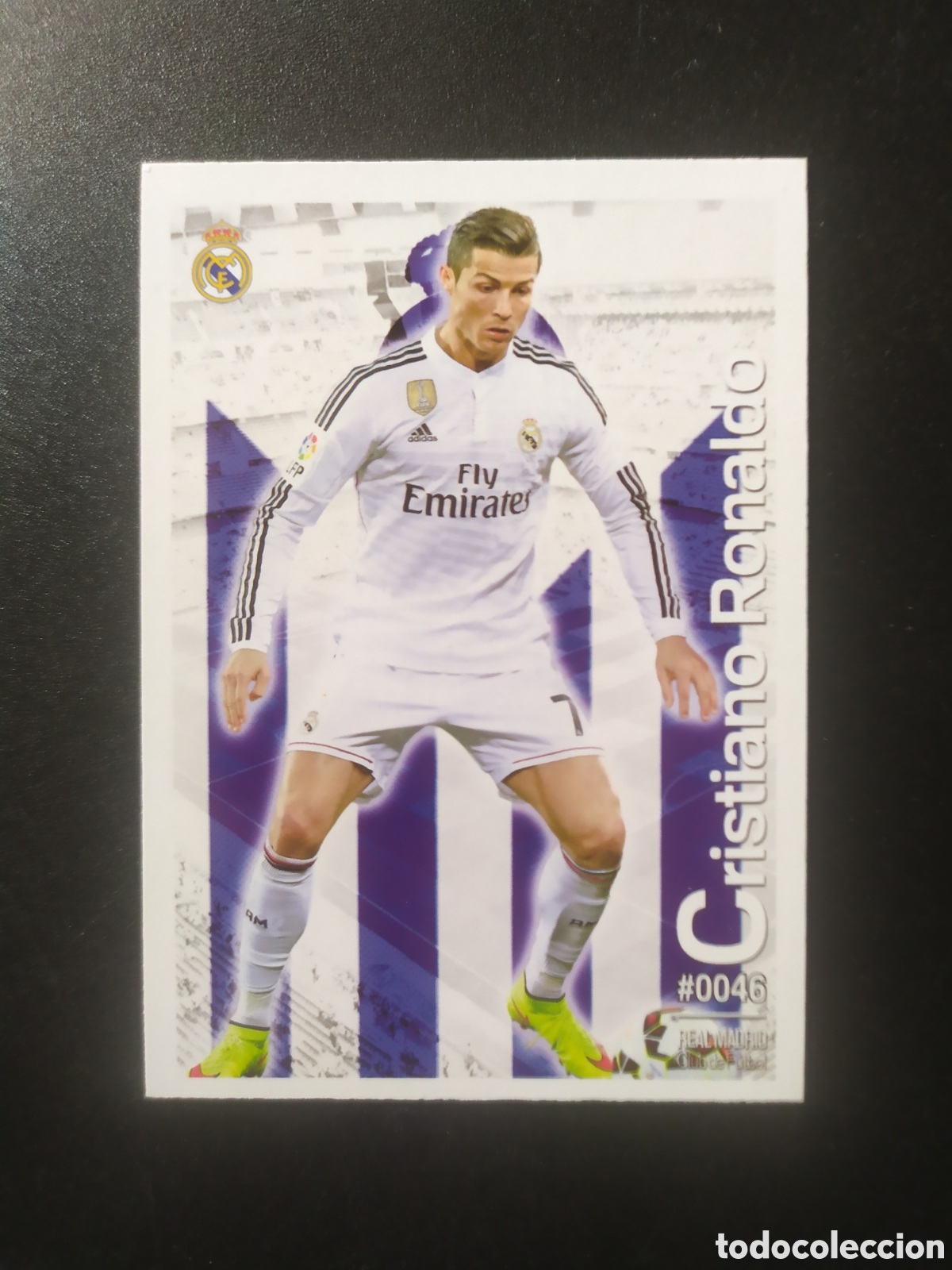 Cromos de f&uacute;tbol: Mundicromo fichas Liga 2015 2016 15 16 Cristiano Ronaldo n&deg; 46 Real Madrid