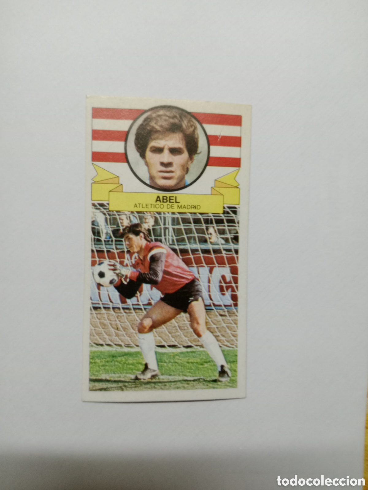 Cromos de f&uacute;tbol: 85-86 ESTE CROMO NUEVO NUNCA PEGADO EN BUEN ESTADO ABEL