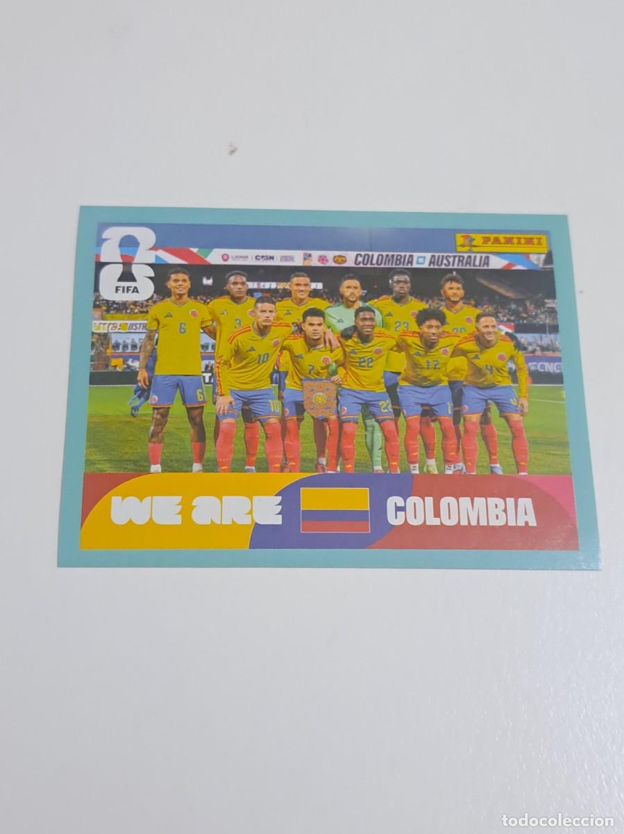 Cromos de f&uacute;tbol: CROMO MUNDIAL 2026 COL 13 ALINEACION COLOMBIA WORLD CUP 2026 PANINI