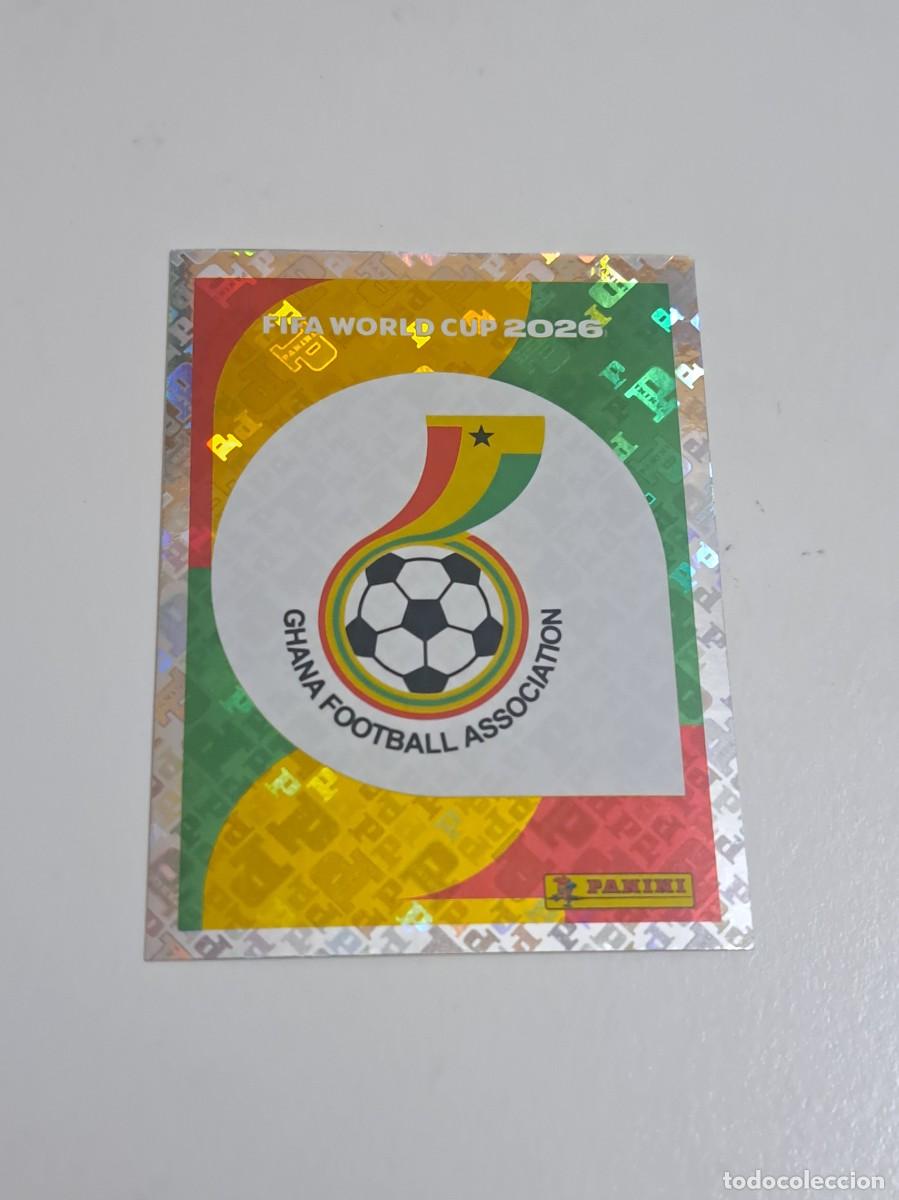 Cromos de f&uacute;tbol: CROMO MUNDIAL 2026 GHA 1 ESCUDO GHANA WORLD CUP 2026 PANINI