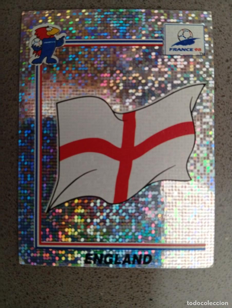 Cromos de Futebol: ESCUDO INGLATERRA 463 PANINI FRANCIA 1998 98 SIN PEGAR NUNCA PEGADO