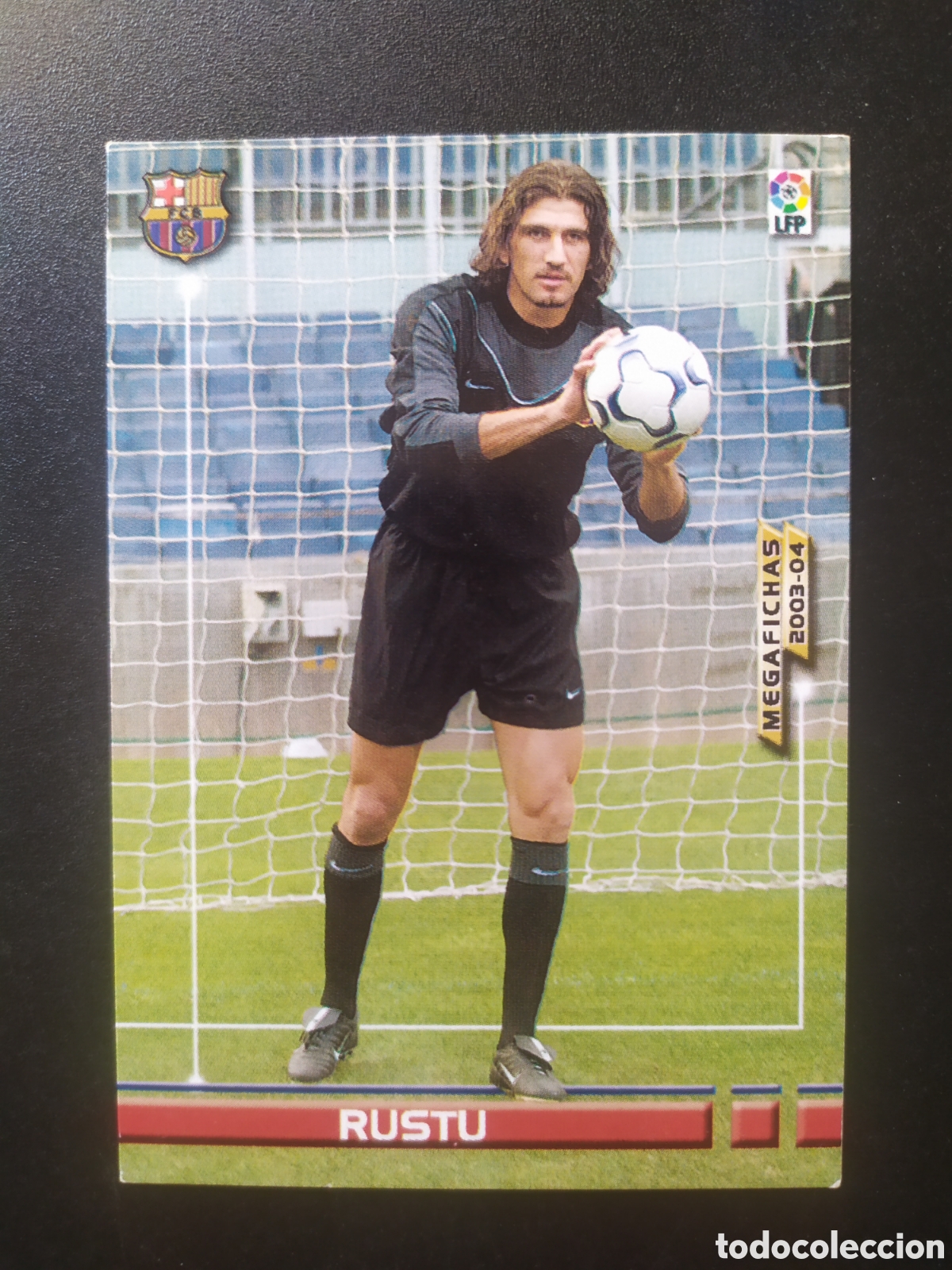 Cromos de Futebol: Megafichas 2003 2004 03 04 panini Rustu n&deg; 57 Barcelona megacracks