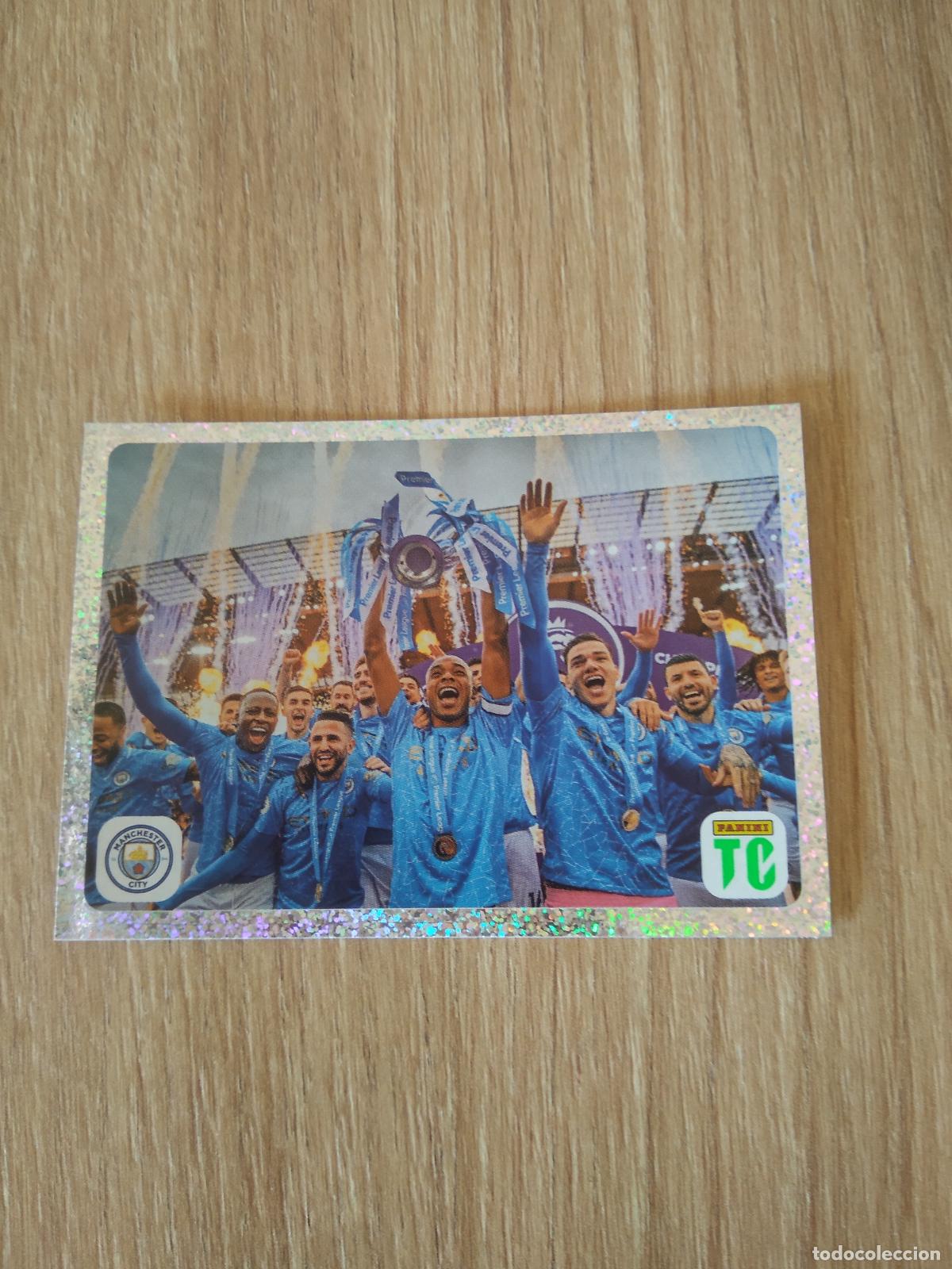 Cromos de f&uacute;tbol: 5 EQUIPO PLANTILLA MANCHESTER CITY CROMO FUTBOL PANINI TOP CLASS 2022 STICKER