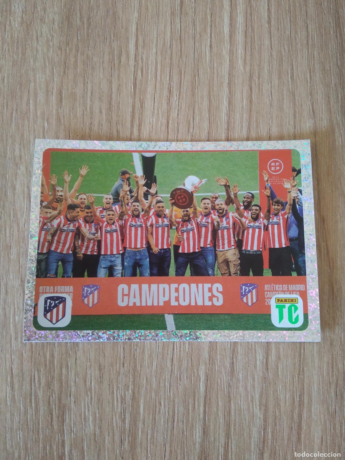 Cromos de f&uacute;tbol: 7 EQUIPO PLANTILLA ATLETICO DE MADRID CROMO FUTBOL PANINI TOP CLASS 2022 STICKER