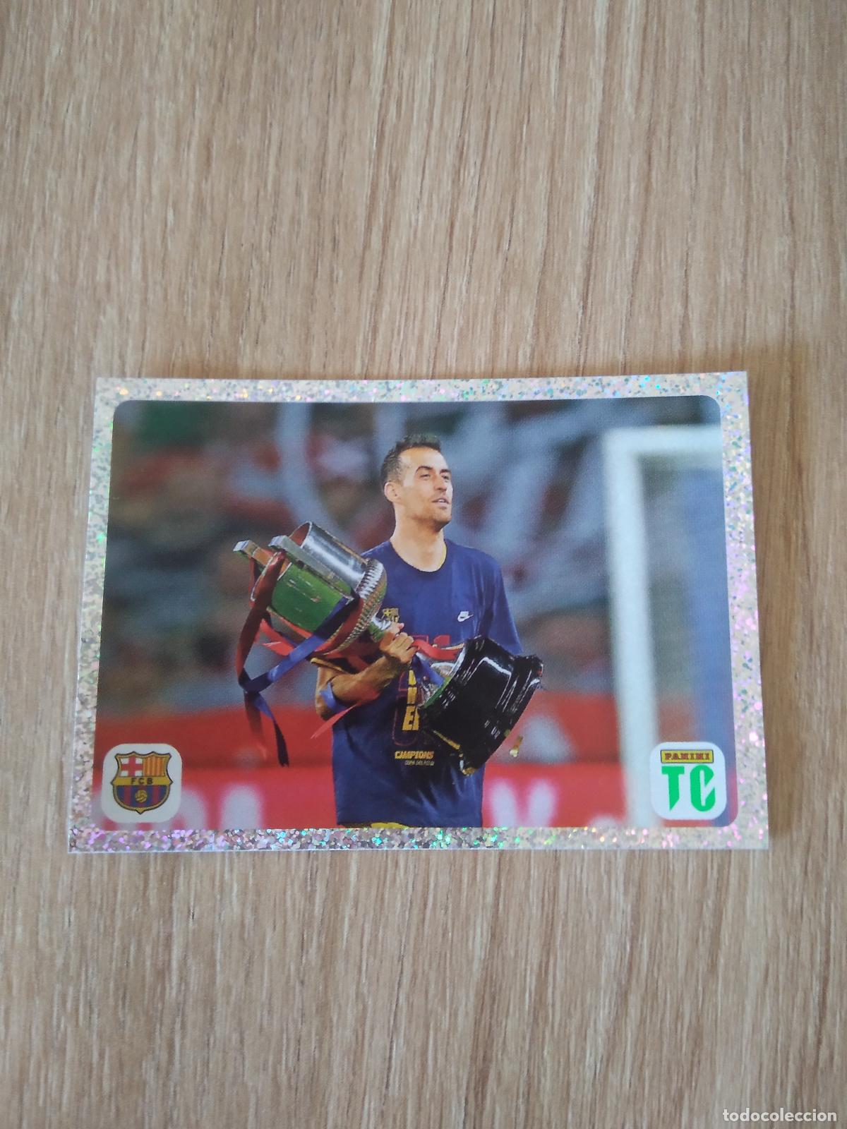 Cromos de f&uacute;tbol: 8 BUSQUETS COPA REY BARCELONA BAR&Ccedil;A CROMO FUTBOL PANINI TOP CLASS 2022 STICKER