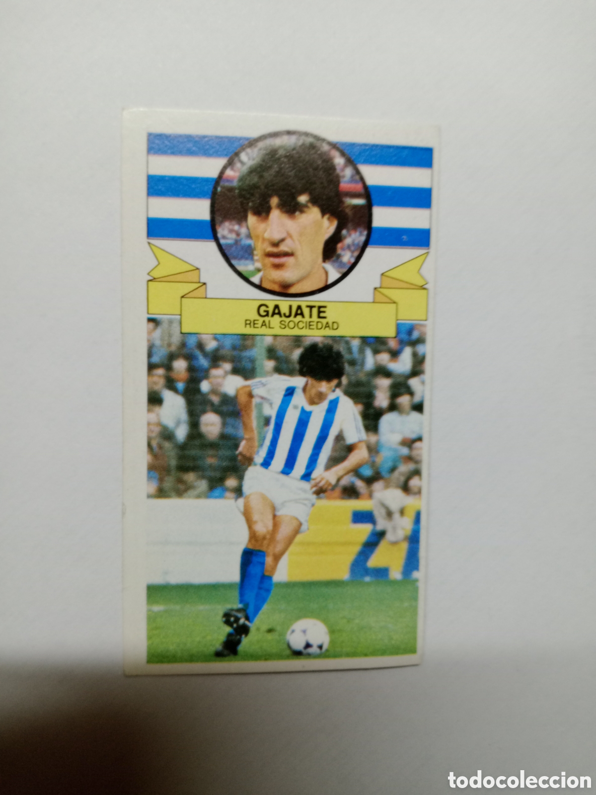 Cromos de f&uacute;tbol: 85-86 ESTE CROMO NUEVO NUNCA PEGADO EN BUEN ESTADO GAJATE