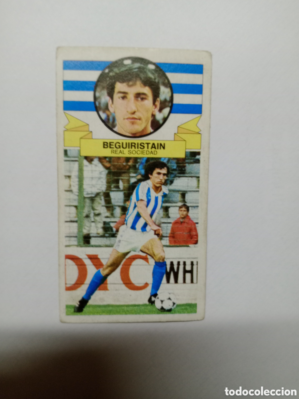 Cromos de f&uacute;tbol: 85-86 ESTE CROMO NUEVO NUNCA PEGADO EN BUEN ESTADO BEGUIRISTAIN