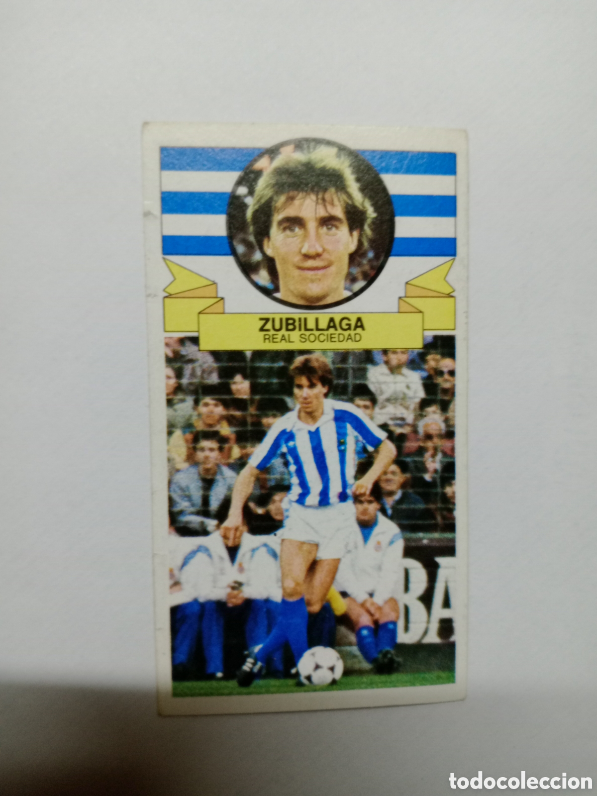 Cromos de f&uacute;tbol: 85-86 ESTE CROMO NUEVO NUNCA PEGADO EN REGULAR ESTADO ZUBILLAGA