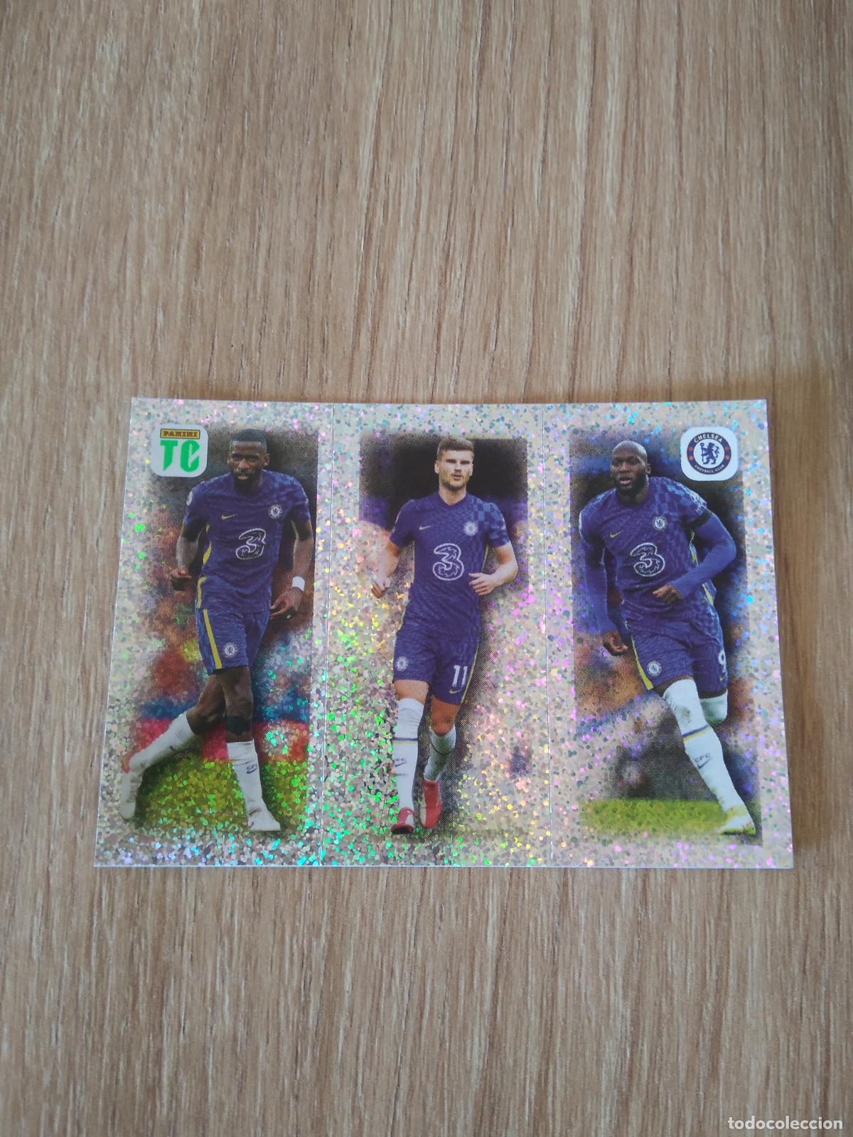 Cromos de f&uacute;tbol: 24 RUDIGER LUKAKU WERNER CHELSEA CROMO FUTBOL PANINI TOP CLASS 2022 STICKER