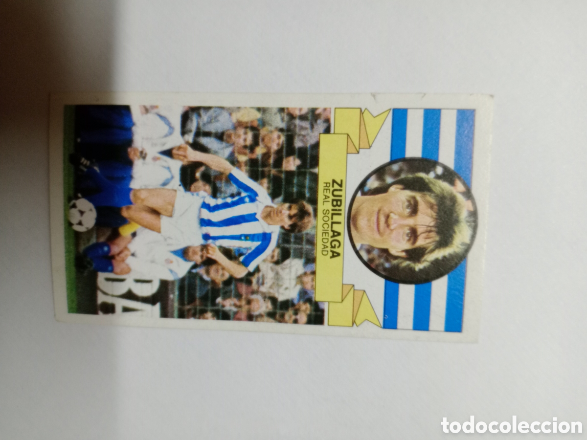 Cromos de f&uacute;tbol: 85-86 ESTE CROMO NUEVO NUNCA PEGADO EN REGULAR ESTADO ZUBILLAGA