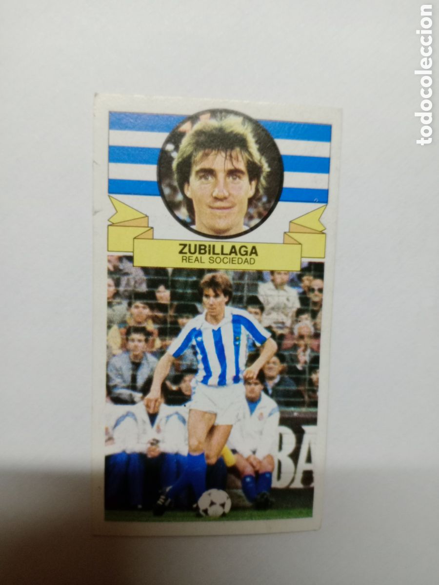 Cromos de f&uacute;tbol: 85-86 ESTE CROMO NUEVO NUNCA PEGADO EN REGULAR ESTADO ZUBILLAGA