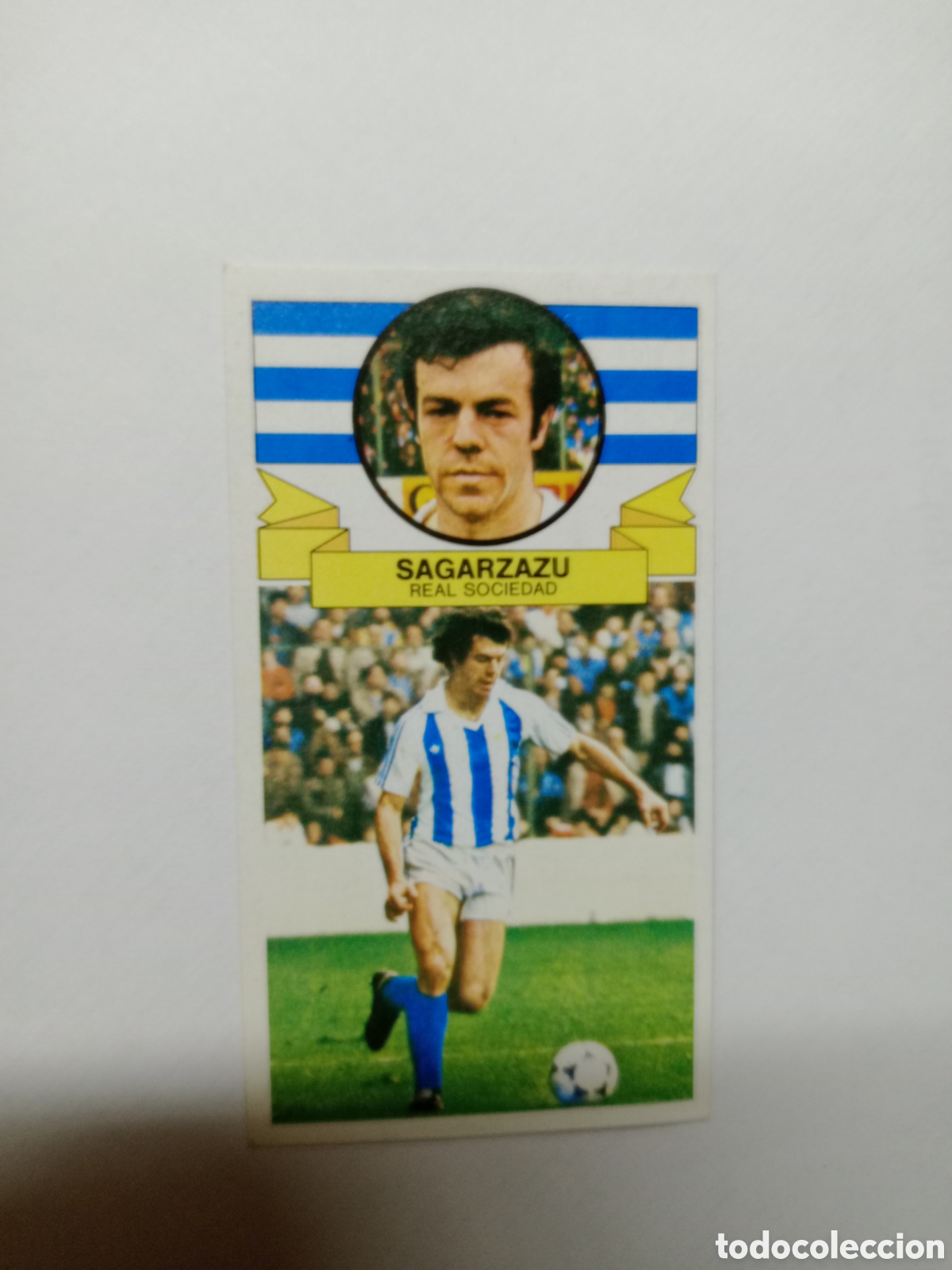 Cromos de f&uacute;tbol: 85-86 ESTE CROMO NUEVO NUNCA PEGADO EN BUEN ESTADO SAGARZAZU