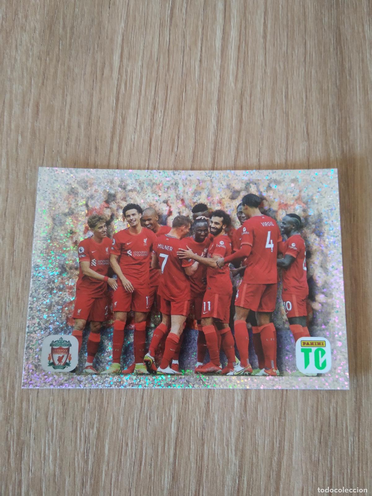 Cromos de f&uacute;tbol: 41 EQUIPO PLANTILLA LIVERPOOL CROMO FUTBOL PANINI TOP CLASS 2022 STICKER
