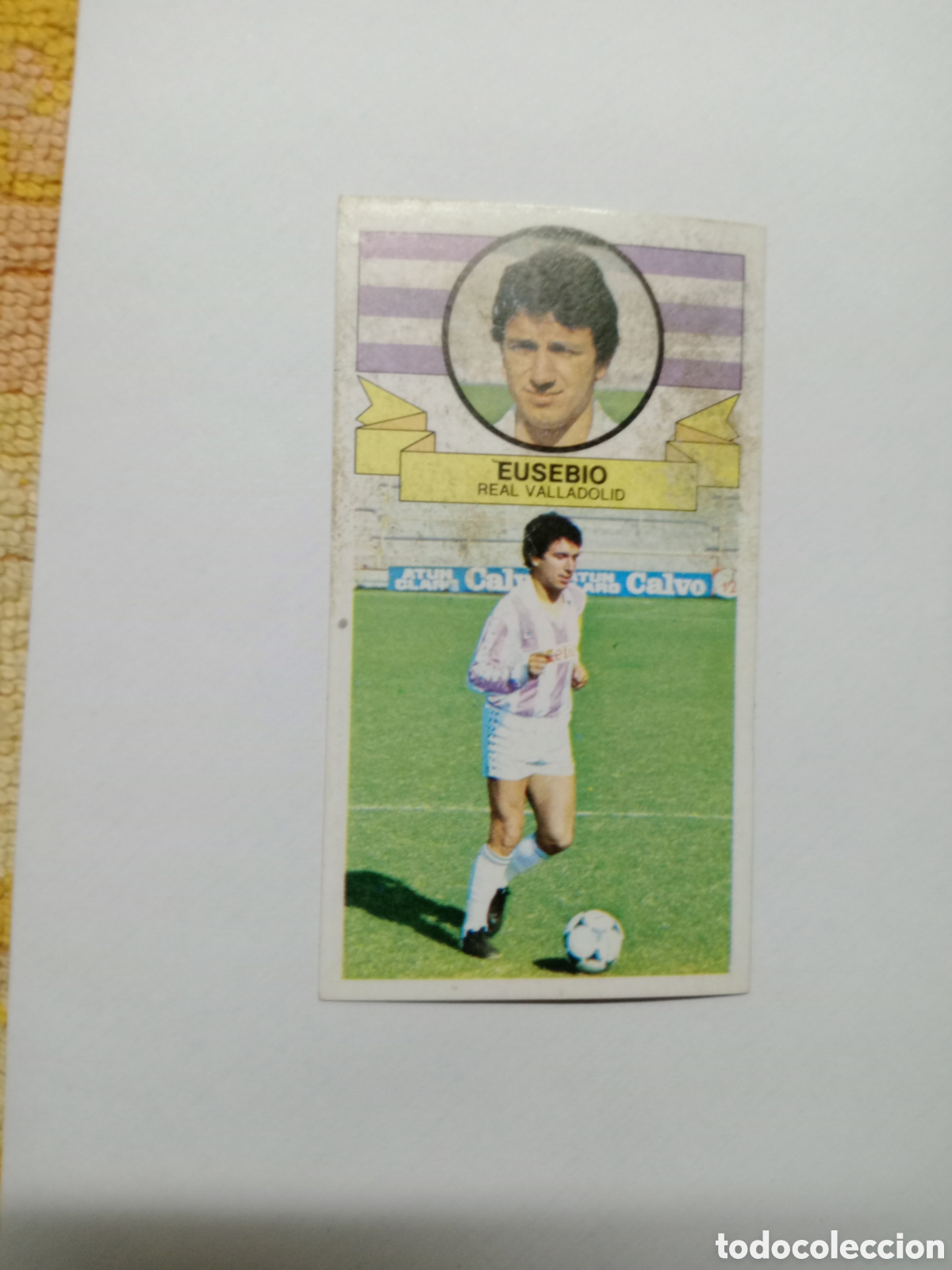 Cromos de f&uacute;tbol: 85-86 ESTE CROMO NUEVO NUNCA PEGADO EN REGULAR ESTADO EUSEBIO
