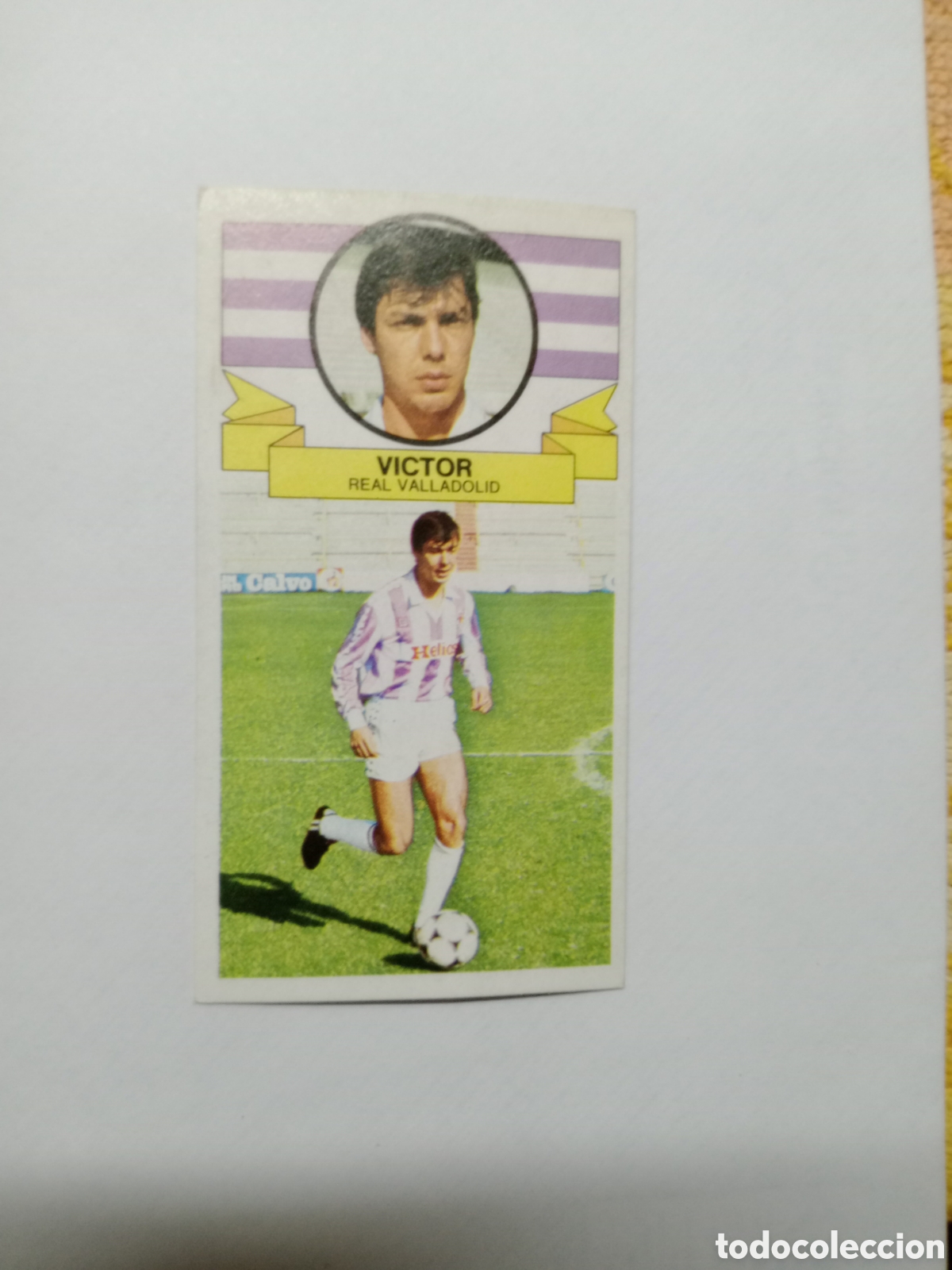 Cromos de f&uacute;tbol: 85-86 ESTE CROMO NUEVO NUNCA PEGADO EN BUEN ESTADO VICTOR