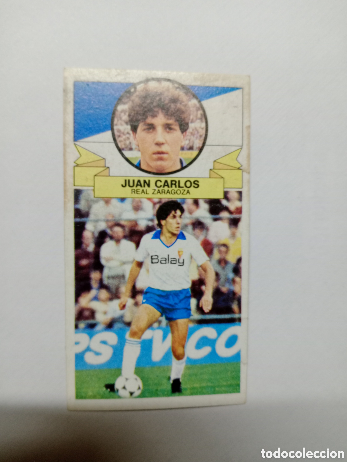 Cromos de f&uacute;tbol: 85-86 ESTE CROMO NUEVO NUNCA PEGADO EN REGULAR ESTADO JUAN CARLOS