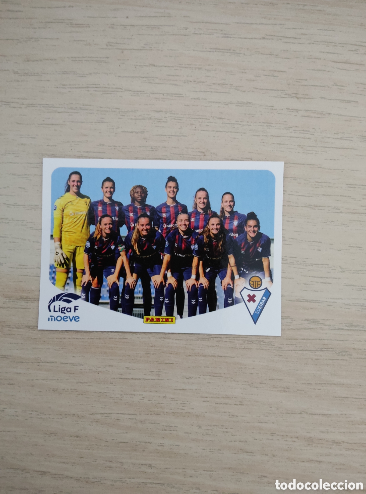 Cromos de f&uacute;tbol: 163 PLANTILLA EIBAR LIGA F 2025 2026