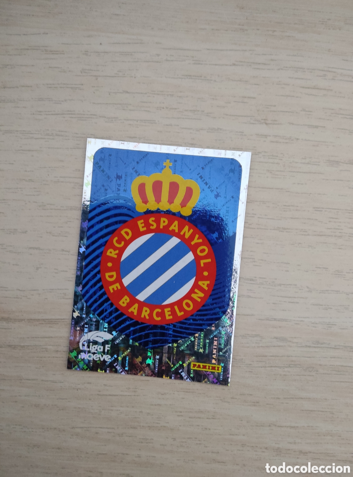 Cromos de f&uacute;tbol: 182 ESCUDO ESPANYOL LIGA F 2025 2026
