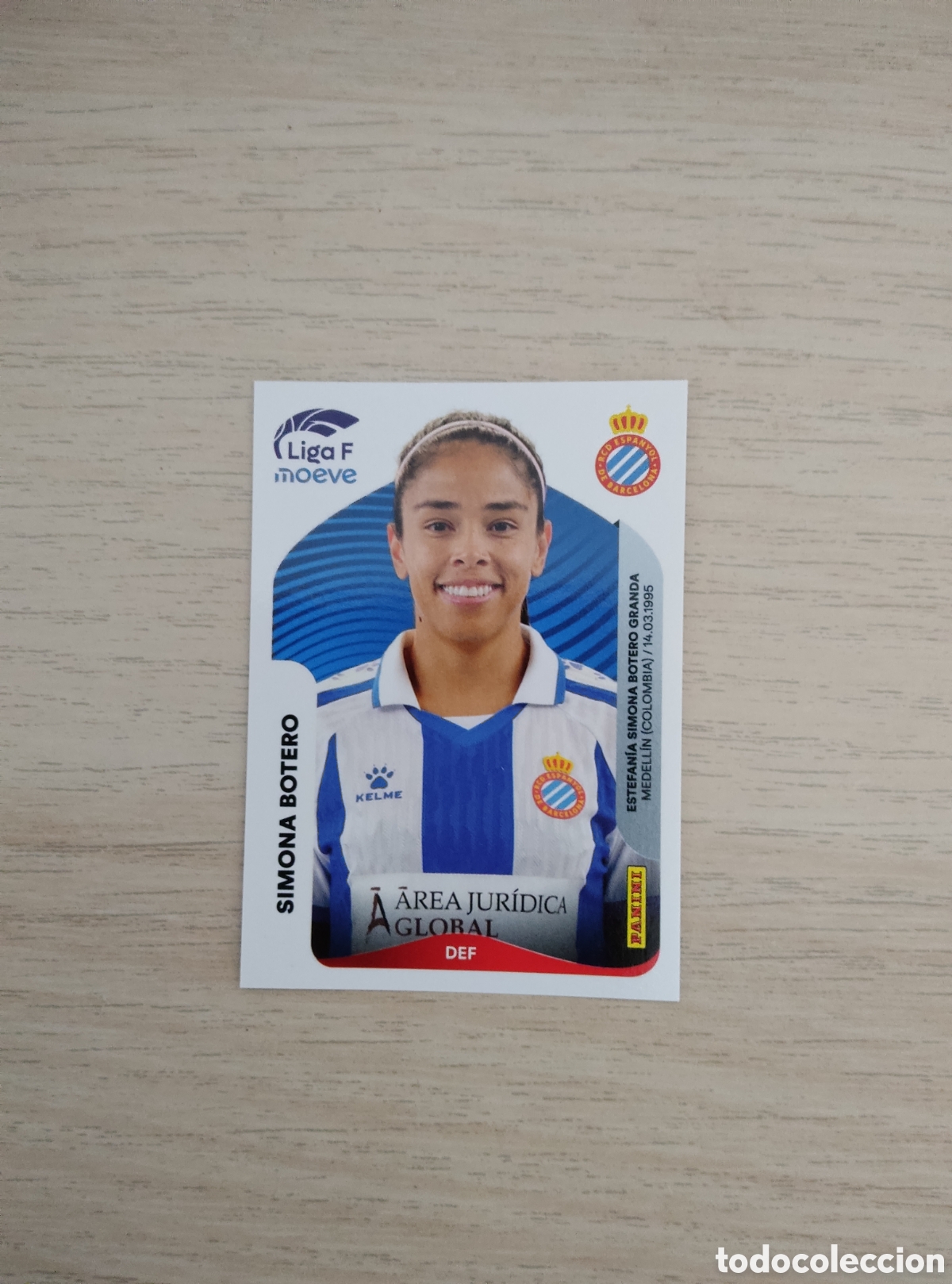 Cromos de f&uacute;tbol: 187 SIMONA BOTERO ESPANYOL LIGA F 2025 2026