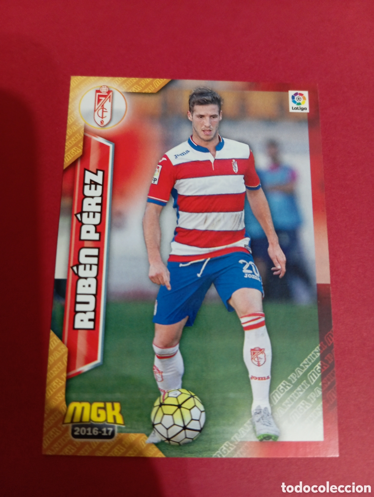 Cromos de f&uacute;tbol: Rub&eacute;n P&eacute;rez Granada n&deg;256 / PANINI MEGACRACKS 2016/2017