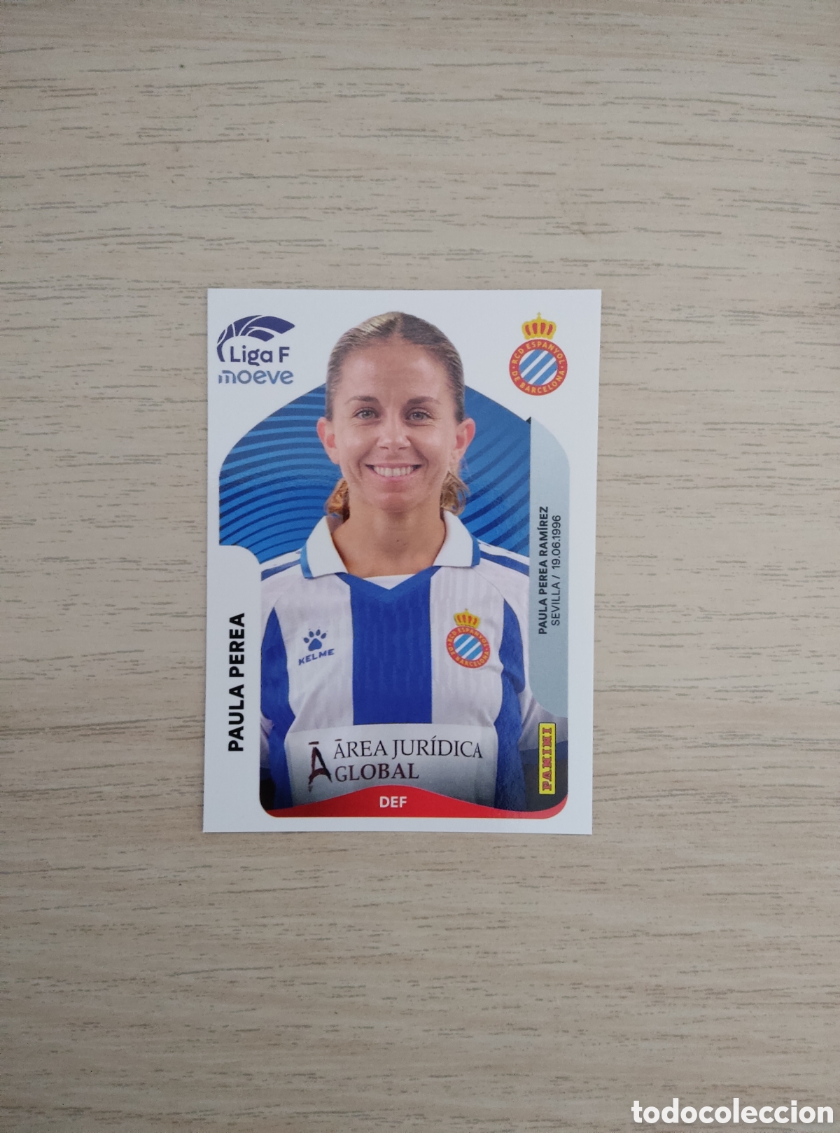 Cromos de f&uacute;tbol: 192 PAULA PEREA ESPANYOL LIGA F 2025 2026