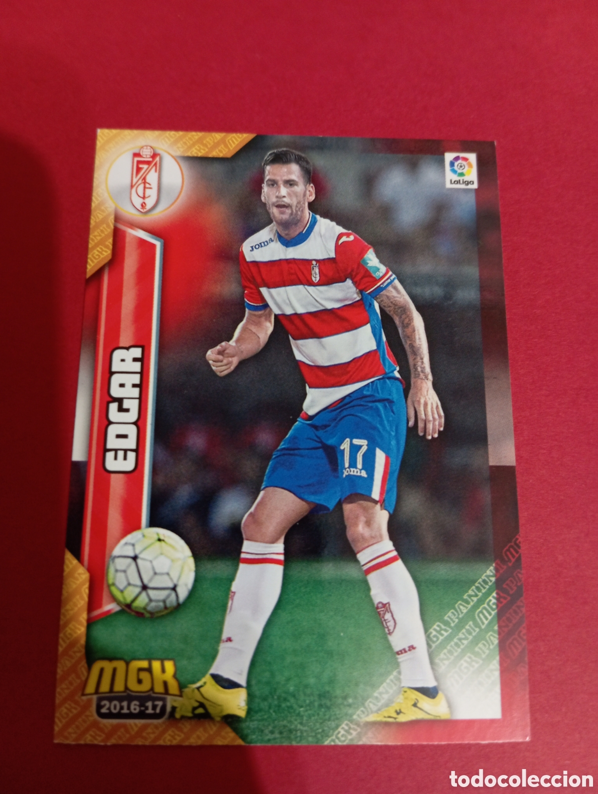 Cromos de f&uacute;tbol: Edgar Granada n&deg;259 / PANINI MEGACRACKS 2016/2017
