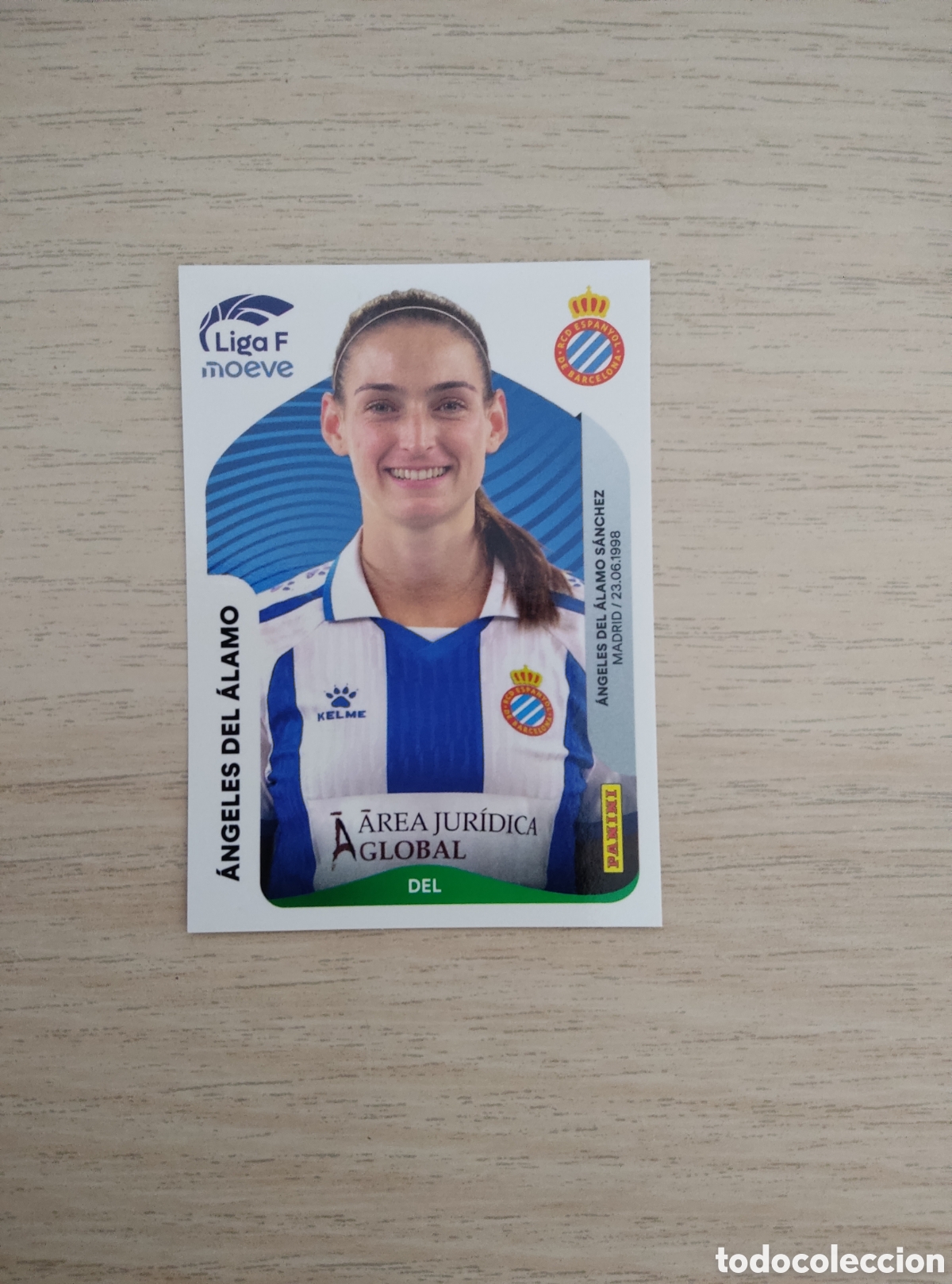 Cromos de f&uacute;tbol: 201 A ANGELES DEL ALAMO ESPANYOL LIGA F 2025 2026