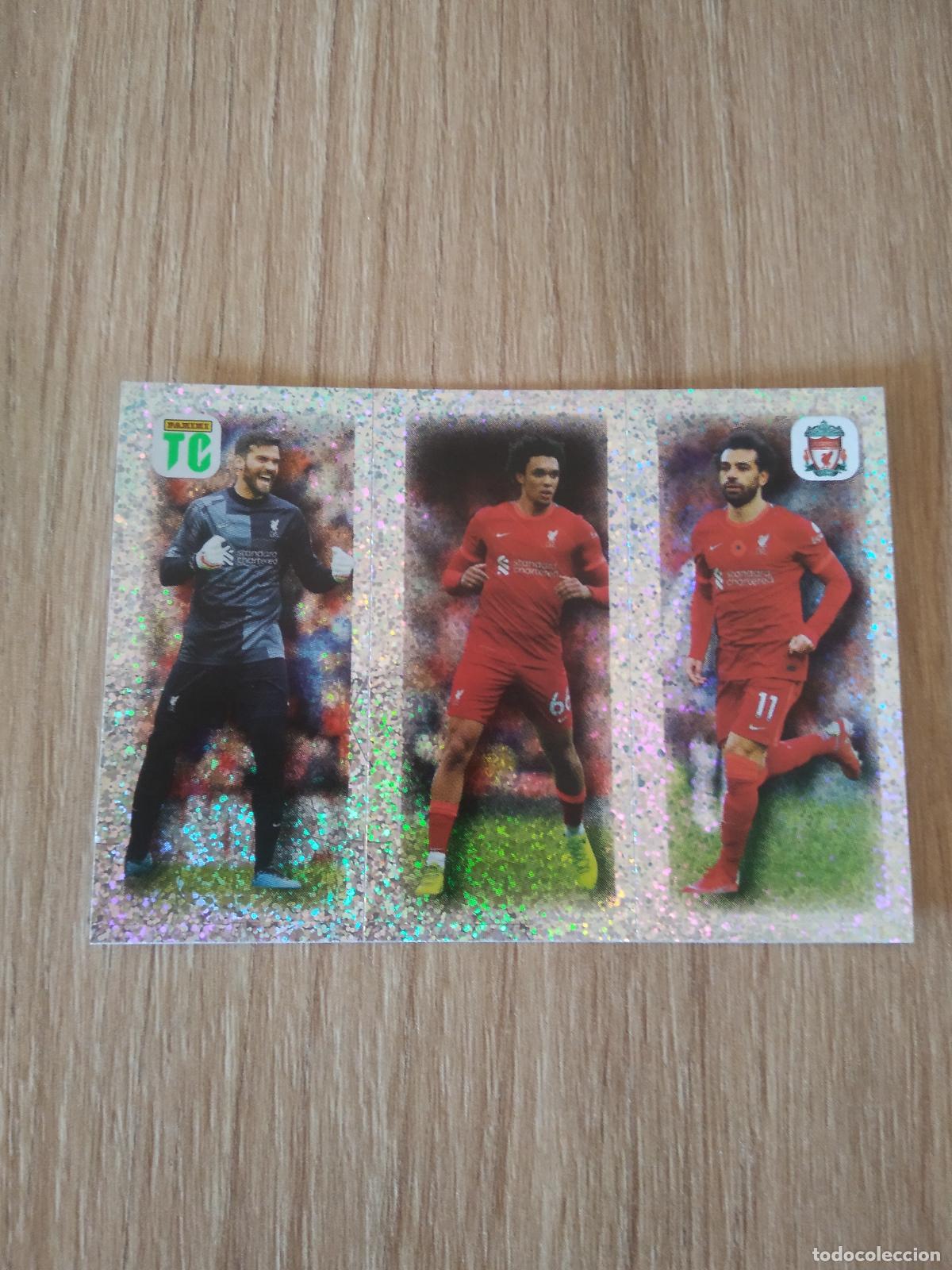 Cromos de f&uacute;tbol: 48 ALISSON SALAH ALEXANDER-ARNOLD LIVERPOOL CROMO FUTBOL PANINI TOP CLASS 2022 STICKER