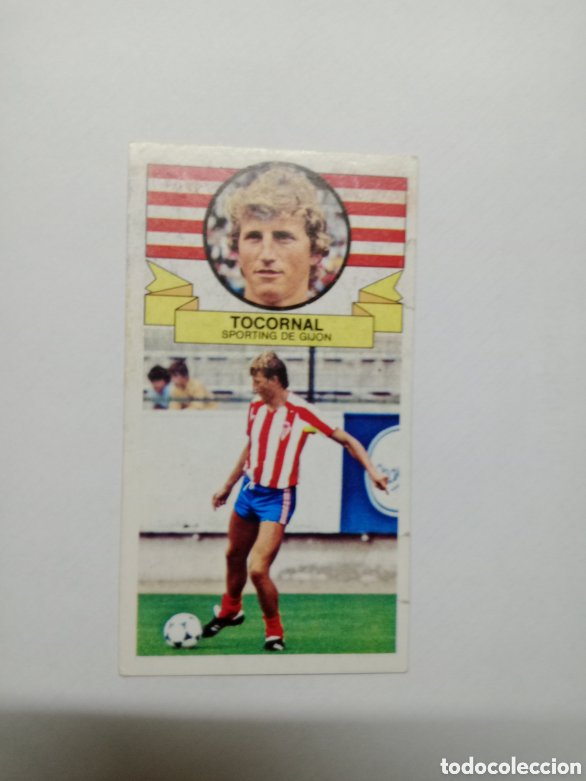 Cromos de f&uacute;tbol: 85-86 ESTE CROMO NUEVO NUNCA PEGADO EN REGULAR ESTADO TOCORNAL