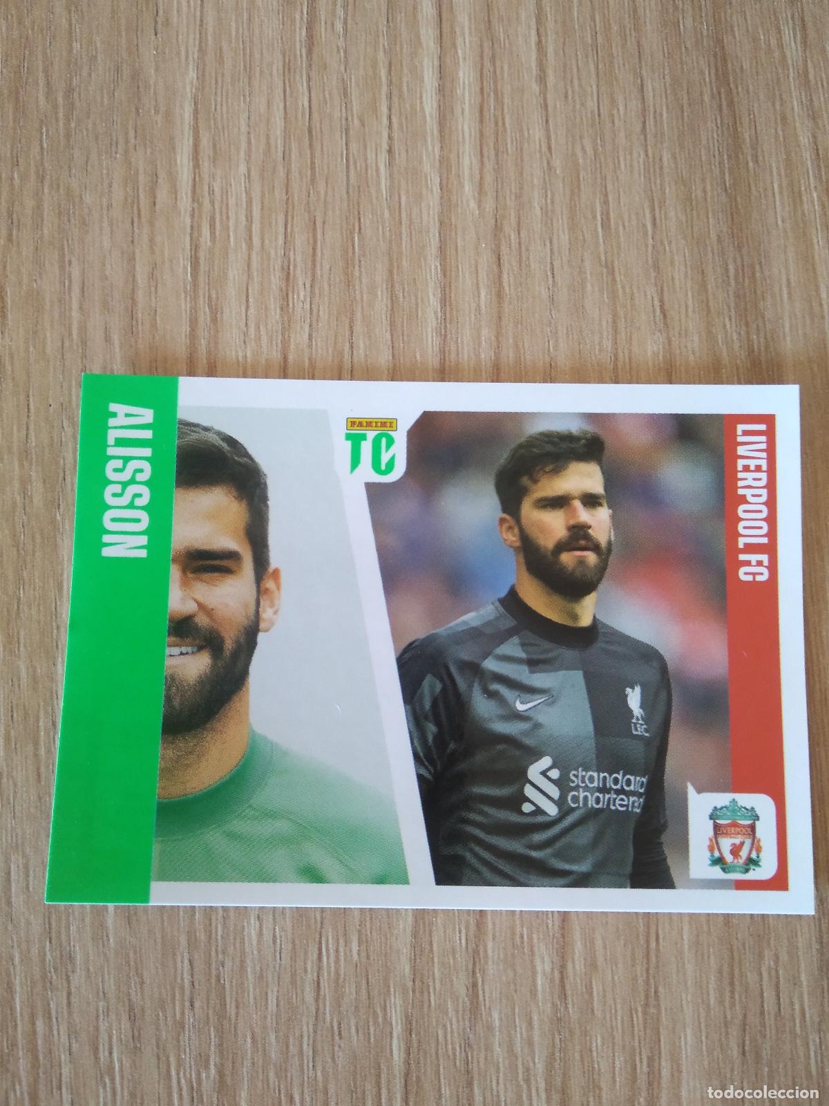 Cromos de f&uacute;tbol: 49 ALISSON LIVERPOOL CROMO FUTBOL PANINI TOP CLASS 2022 STICKER