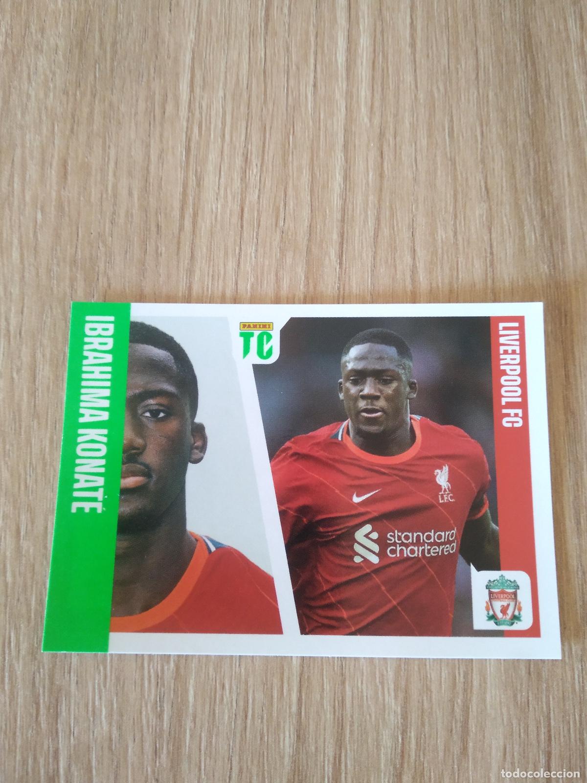 Cromos de f&uacute;tbol: 51 KONATE LIVERPOOL CROMO FUTBOL PANINI TOP CLASS 2022 STICKER