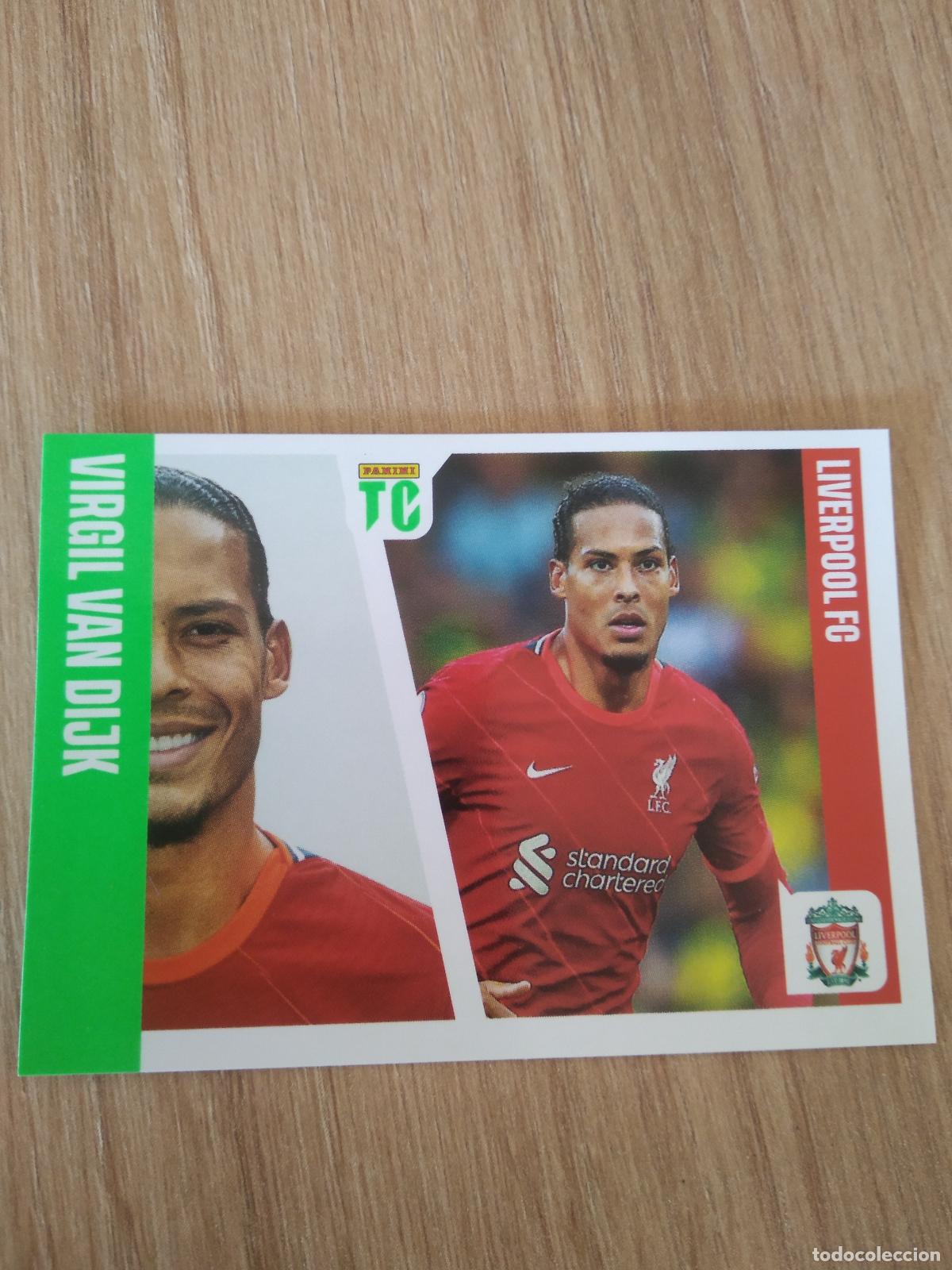 Cromos de f&uacute;tbol: 53 VAN DIJK LIVERPOOL CROMO FUTBOL PANINI TOP CLASS 2022 STICKER