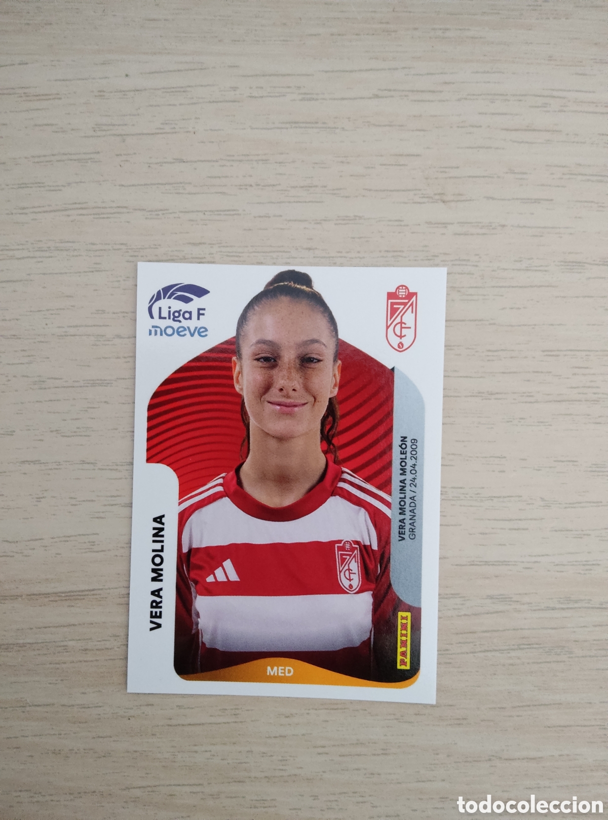 Cromos de f&uacute;tbol: 216 VERA MOLINA GRANADA LIGA F 2025 2026