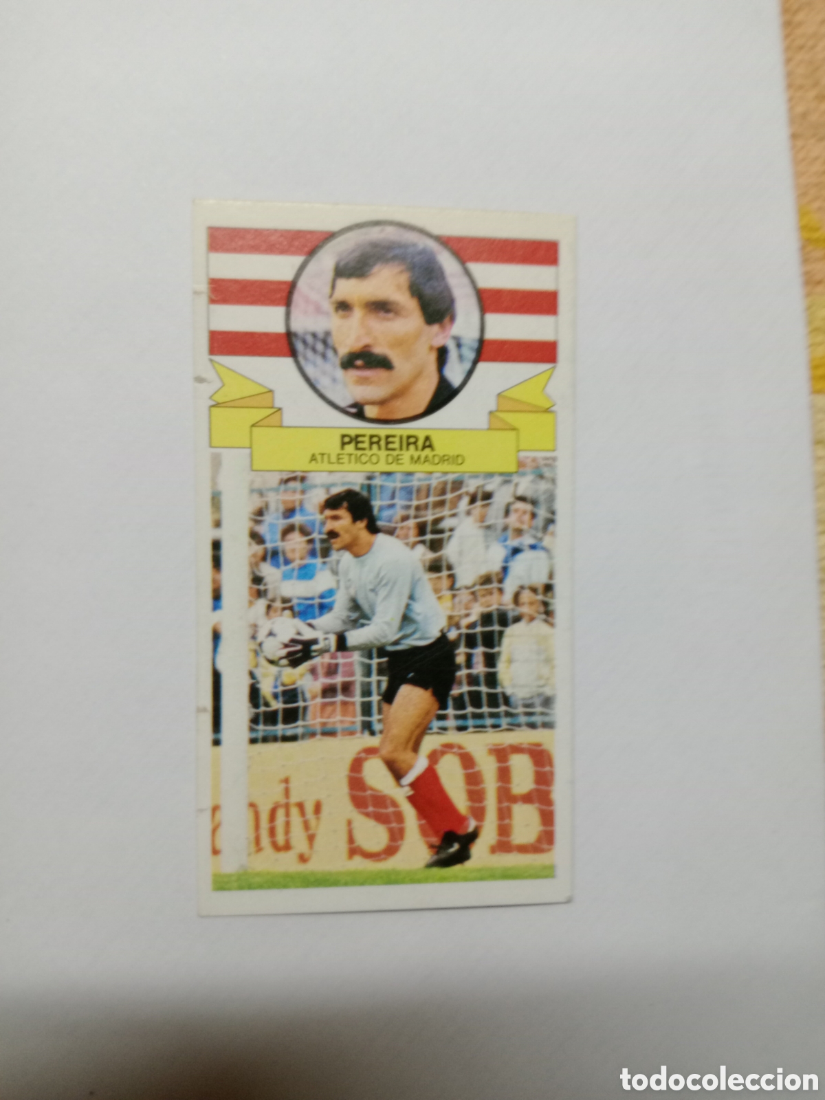 Cromos de f&uacute;tbol: 85-86 ESTE CROMO NUEVO NUNCA PEGADO EN REGULAR ESTADO PEREIRA