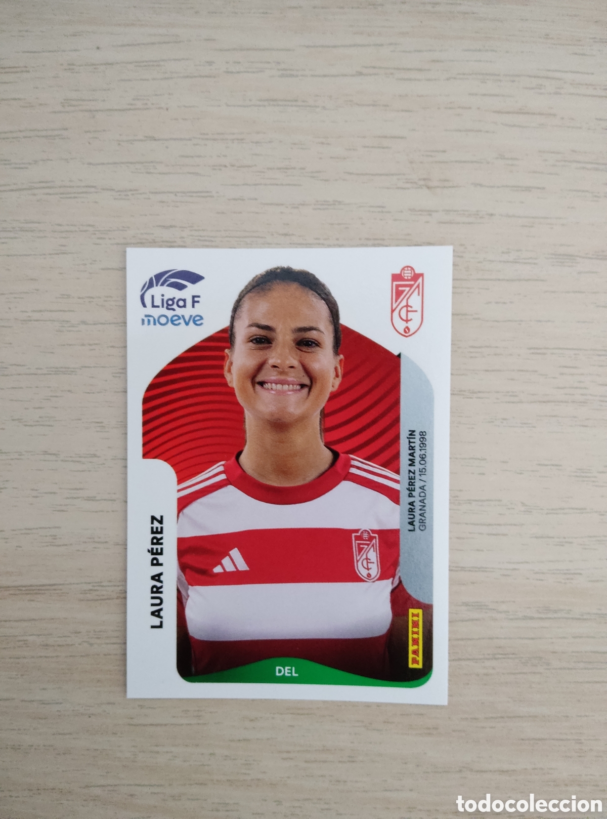 Cromos de f&uacute;tbol: 217 LAURA PEREZ GRANADA LIGA F 2025 2026