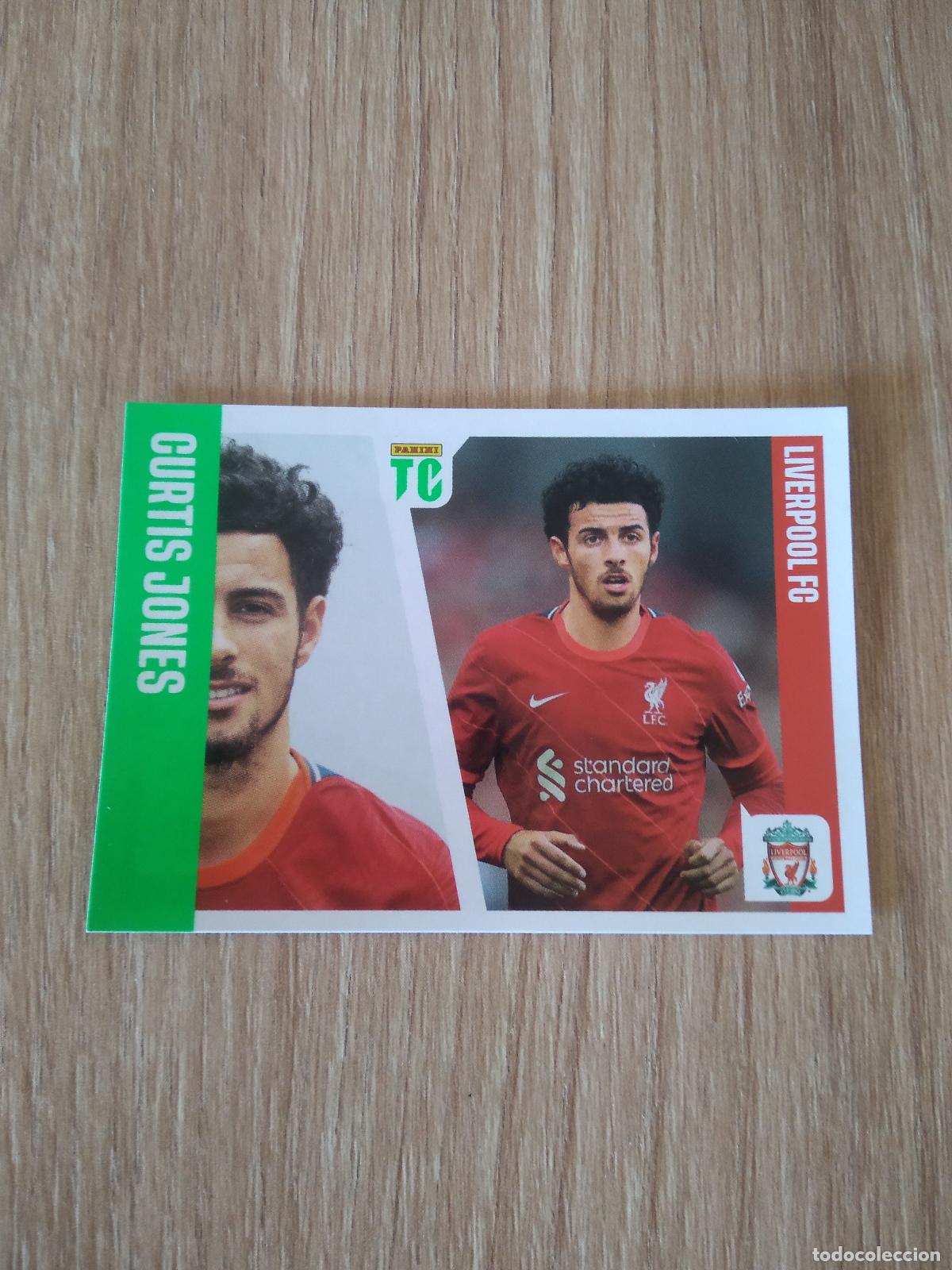 Cromos de f&uacute;tbol: 57 CURTIS JONES LIVERPOOL CROMO FUTBOL PANINI TOP CLASS 2022 STICKER