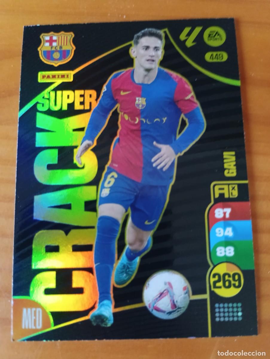 Cromos de f&uacute;tbol: ADRENALYN 2024 2025 24 25 - PANINI - N&ordm; 449 GAVI BARCELONA SUPER CRACK