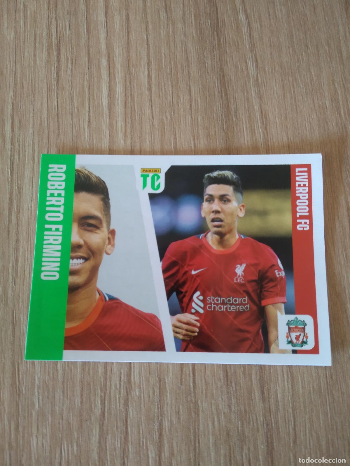 Cromos de f&uacute;tbol: 64 FIRMINO LIVERPOOL CROMO FUTBOL PANINI TOP CLASS 2022 STICKER