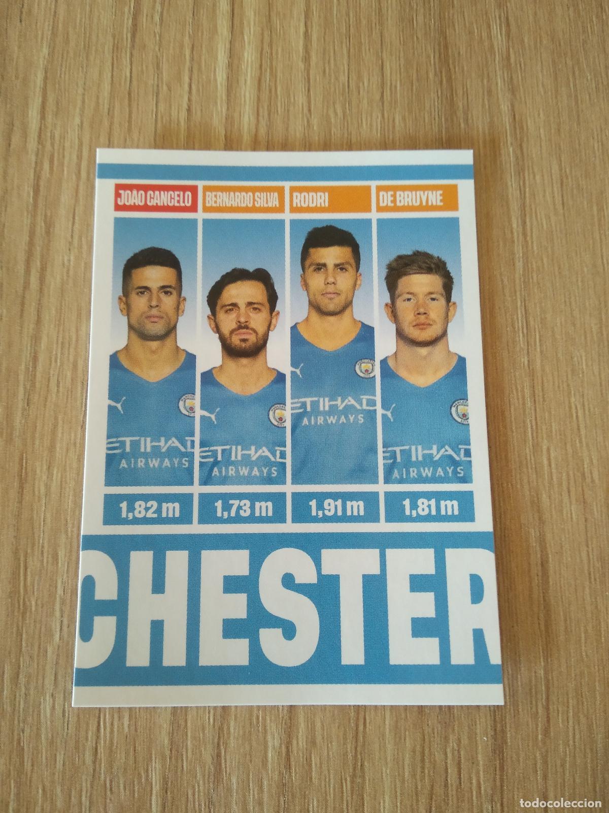 Cromos de f&uacute;tbol: 67 JOAO CANCELO BERNARDO SILVA RODRI DE BRUYNE MANCHESTER CROMO FUTBOL PANINI TOP CLASS 2022 STICKER