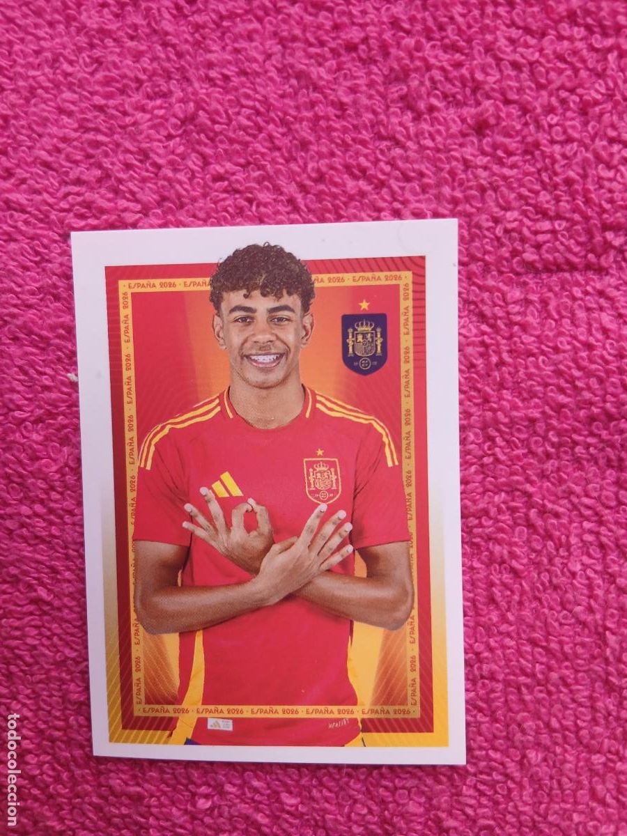 Cromos de f&uacute;tbol: espa&ntilde;a 2026 49 lamine yamal selecci&oacute;n espa&ntilde;ola panini carrefour family
