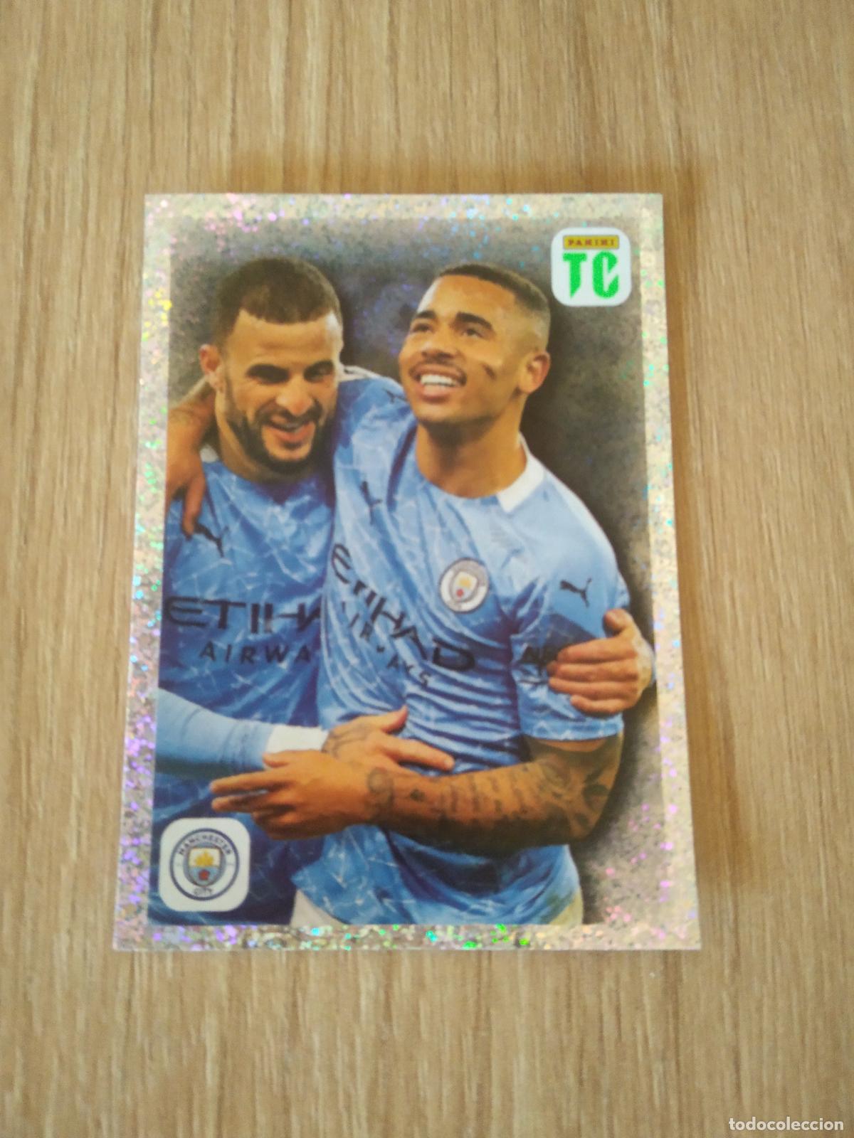 Cromos de f&uacute;tbol: 69 GABRIEL JESUS KYLE WALKER MANCHESTER CITY CROMO FUTBOL PANINI TOP CLASS 2022 STICKER