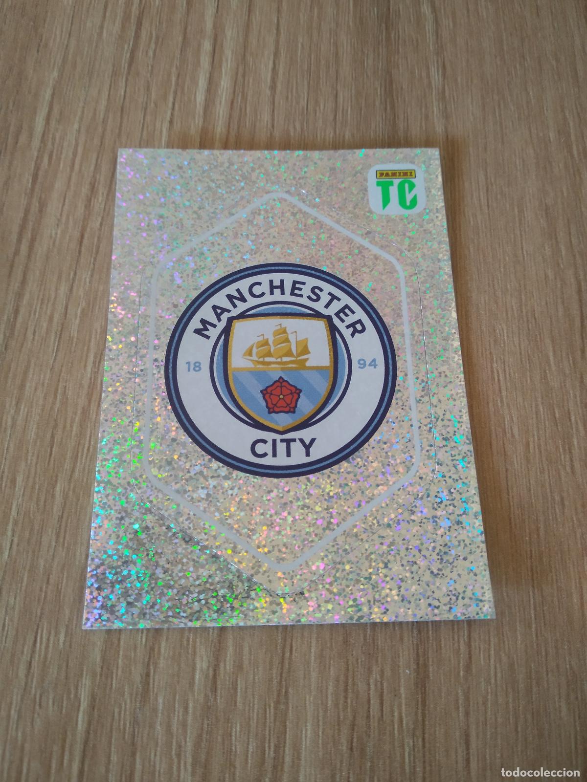 Cromos de f&uacute;tbol: 70 ESCUDO MANCHESTER CITY CROMO FUTBOL PANINI TOP CLASS 2022 STICKER