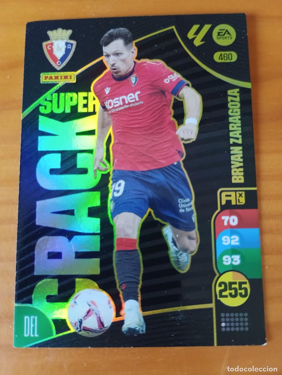 Cromos de f&uacute;tbol: 460 BRYAN ZARAGOZA OSASUNA SUPER CRACK FICHAS ALBUM ADRENALYN XL 2024 2025 24 25