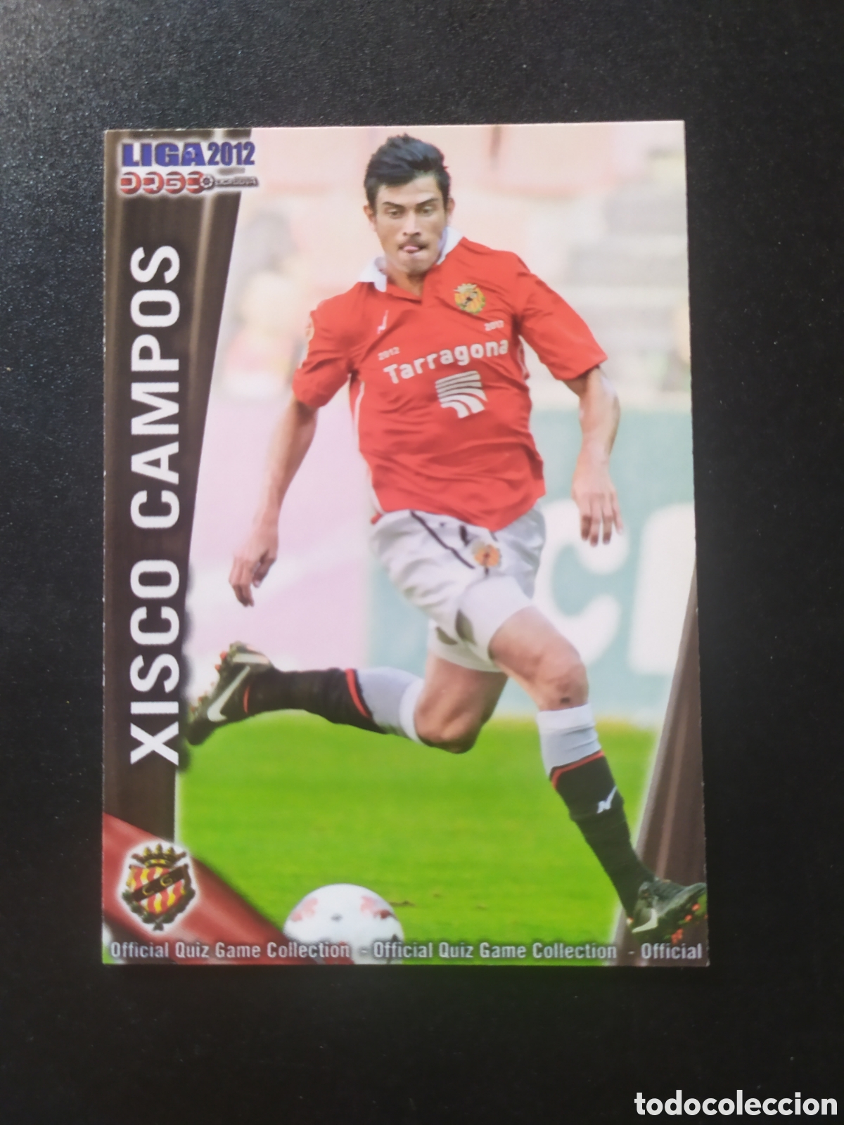 Cromos de f&uacute;tbol: Mundicromo fichas Liga 2011 2012 11 12 Xisco Campos n&deg; 1073 Gimnastic
