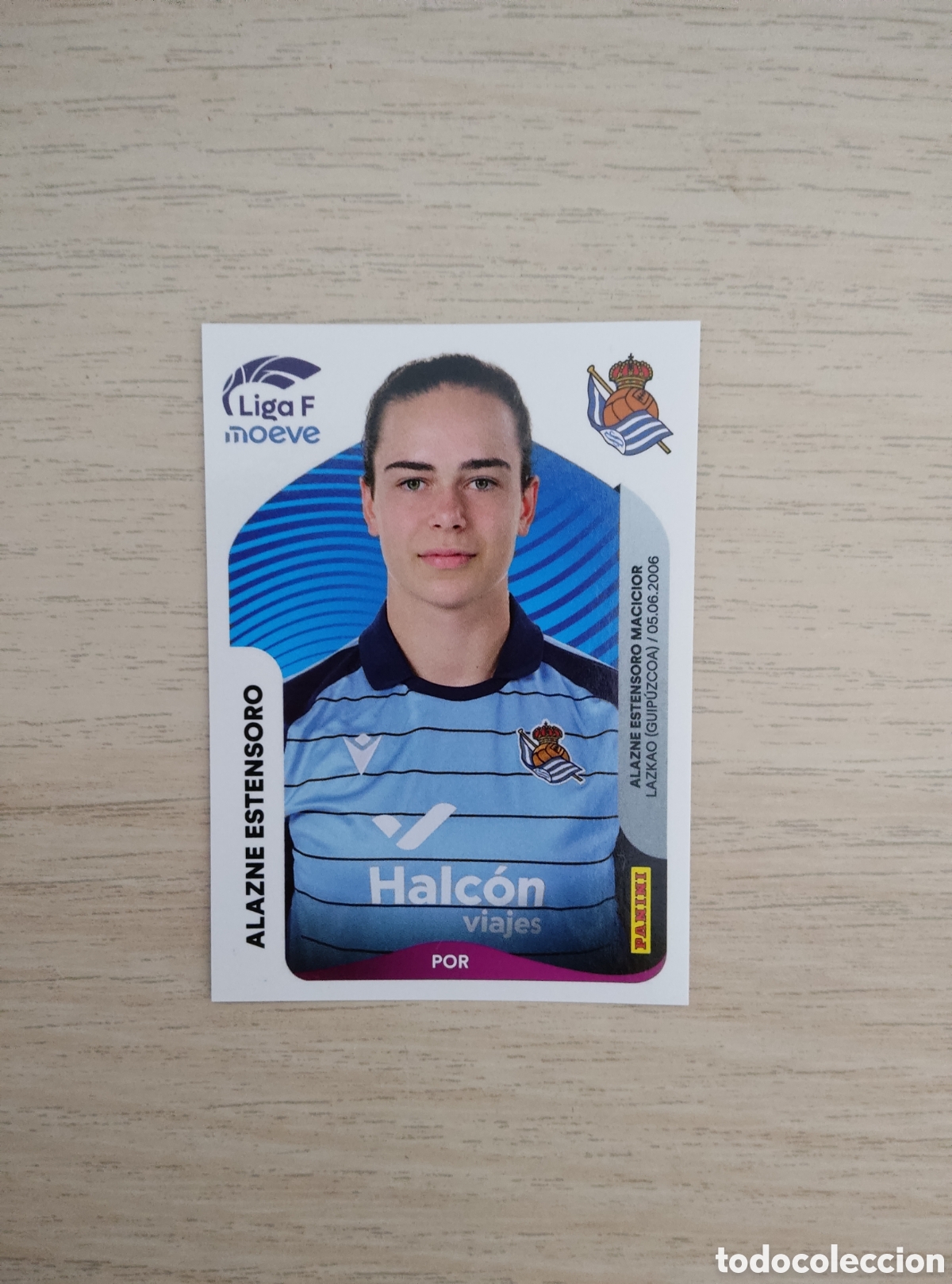 Cromos de f&uacute;tbol: 285 ALAZNE ESTENSORO REAL SOCIEDAD LIGA F 2025 2026