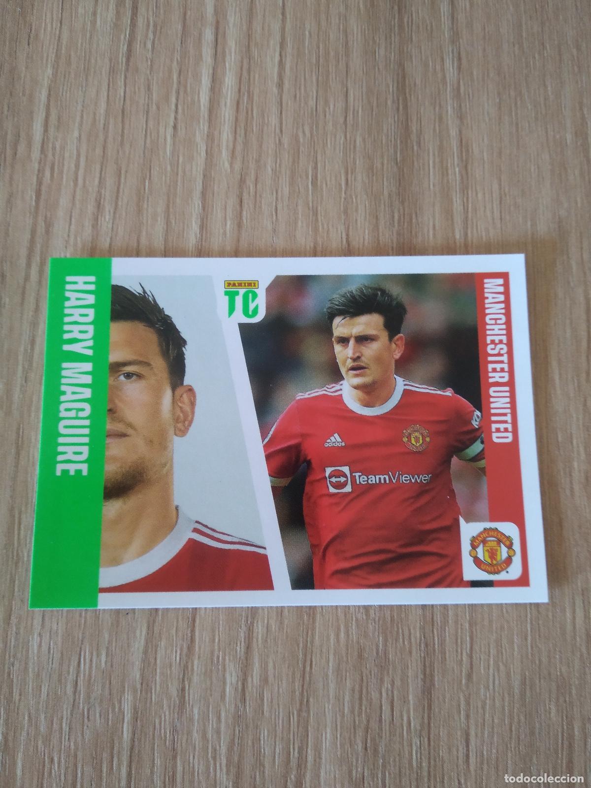 Cromos de f&uacute;tbol: 100 HARRY MAGUIRE MANCHESTER UNITED CROMO FUTBOL PANINI TOP CLASS 2022 STICKER