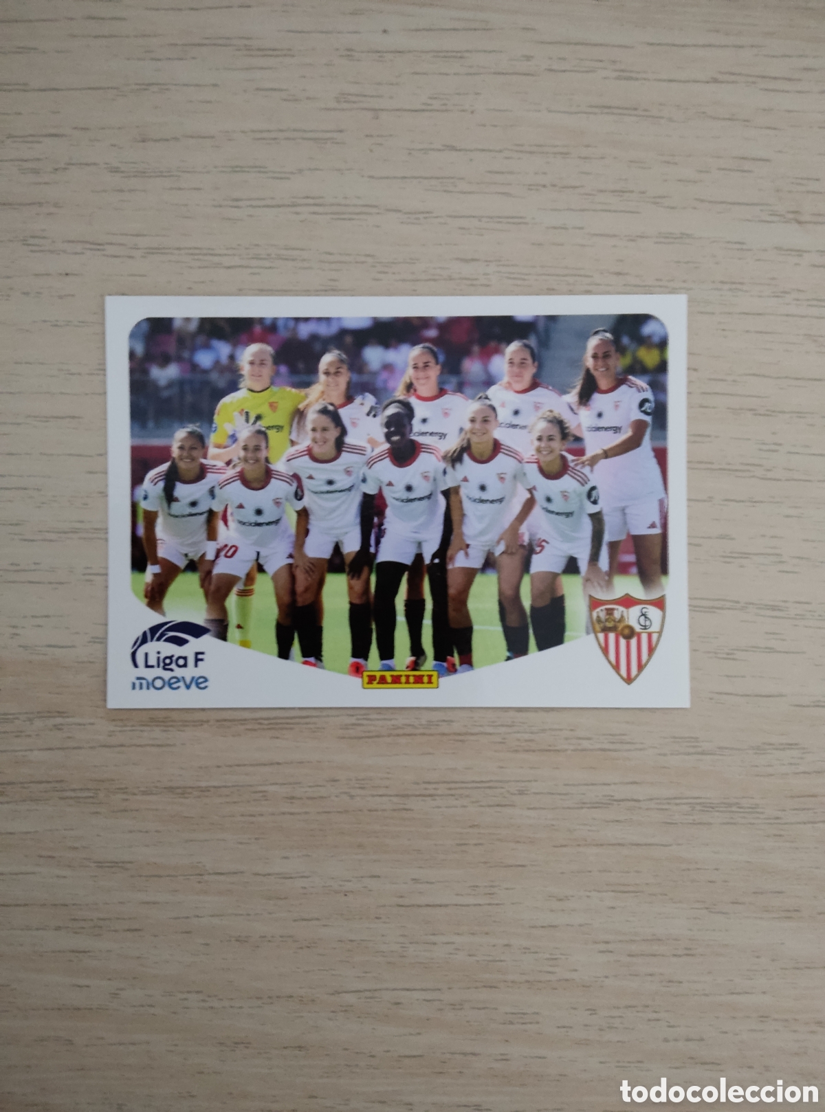 Cromos de f&uacute;tbol: 303 PLANTILLA SEVILLA LIGA F 2025 2026