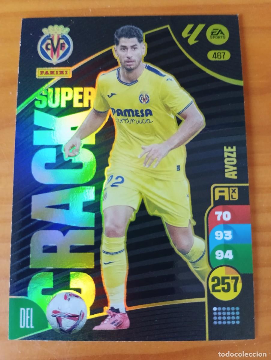 Cromos de f&uacute;tbol: ADRENALYN XL 2024-25 SUPER CRACK AYOZE VILLARREAL N&ordm; 467