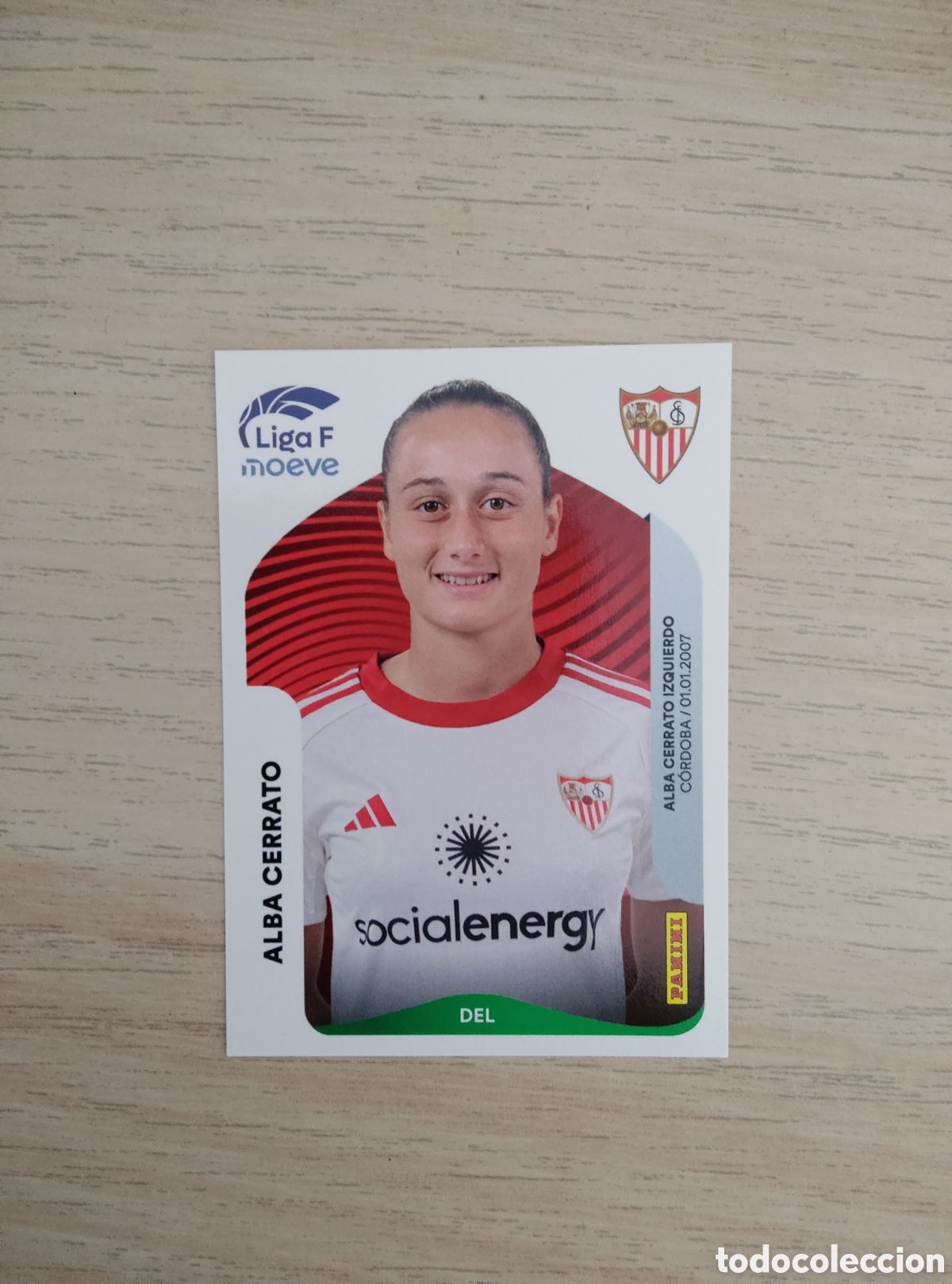 Cromos de f&uacute;tbol: 317 B ALBA CERRATO SEVILLA LIGA F 2025 2026
