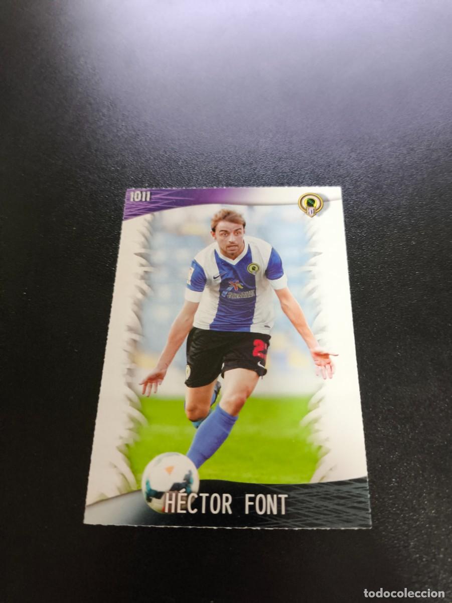 Cromos de f&uacute;tbol: 1011 H&eacute;ctor Font HERCULES MUNDICROMO LIGA 2013 2014 13 14 PLATINUM NO PANINI ESTE